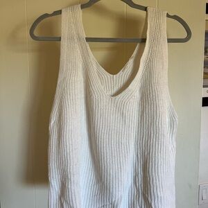 Roxy White Knit Top